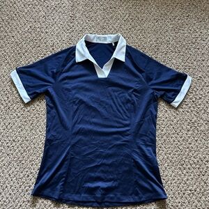 Callaway Opti-Dri Polo in Navy and White